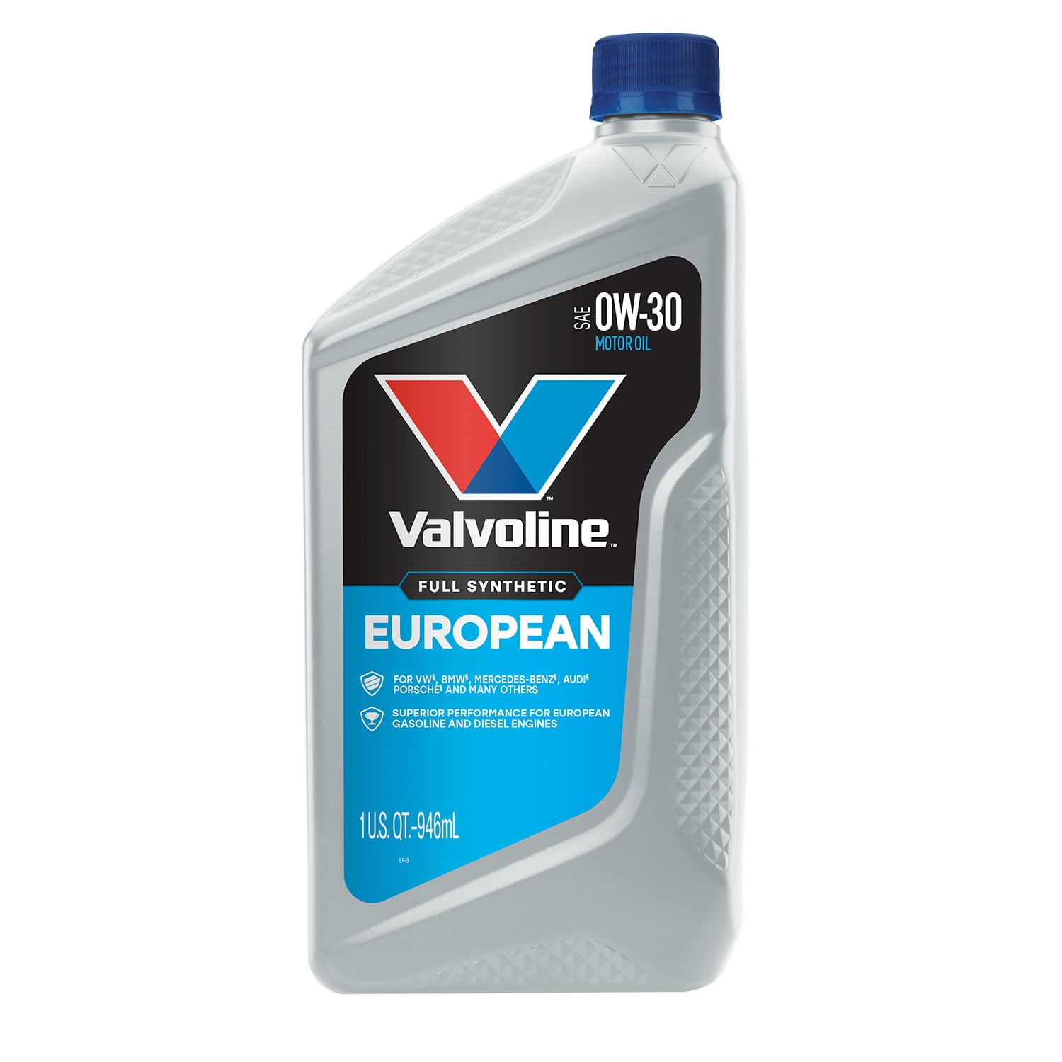 European Vehicle Full Synthetic SAE 0W-30 Motor Oil - Valvoline